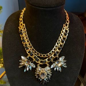 Modern statement necklace